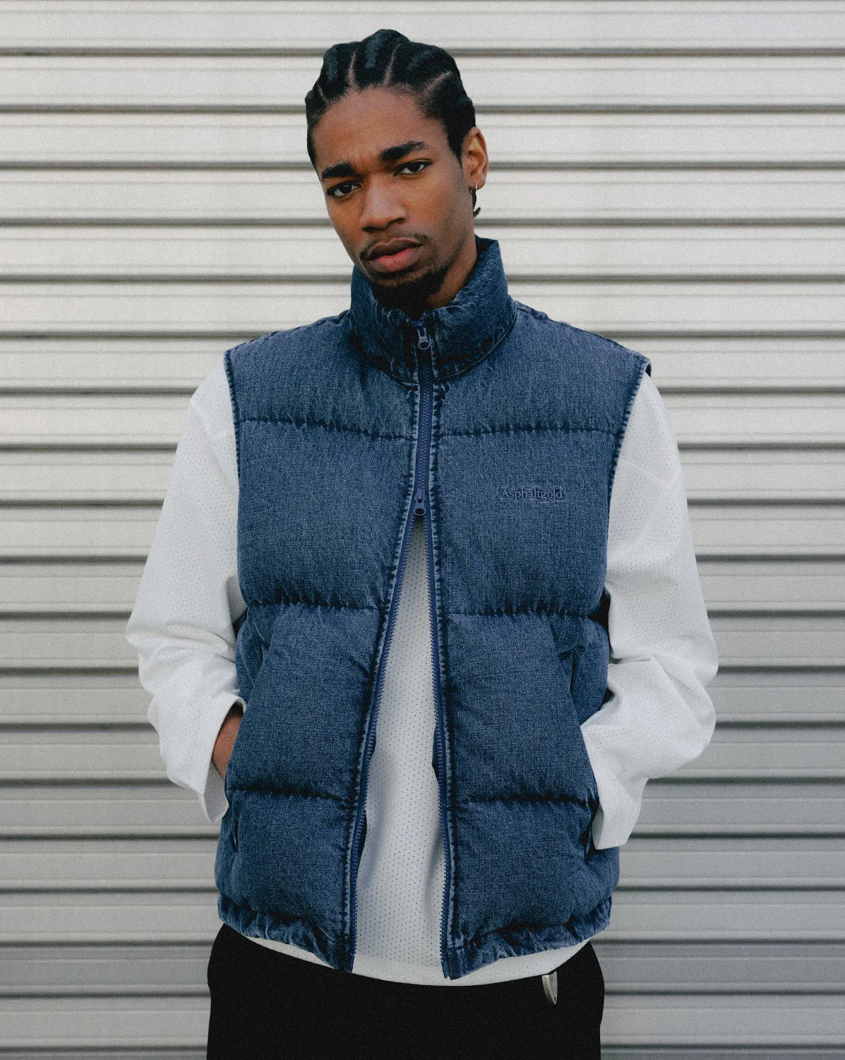 Asphaltgold Together Forever - Denim Vest sold by Asphalt Gold product image thumbnail 3