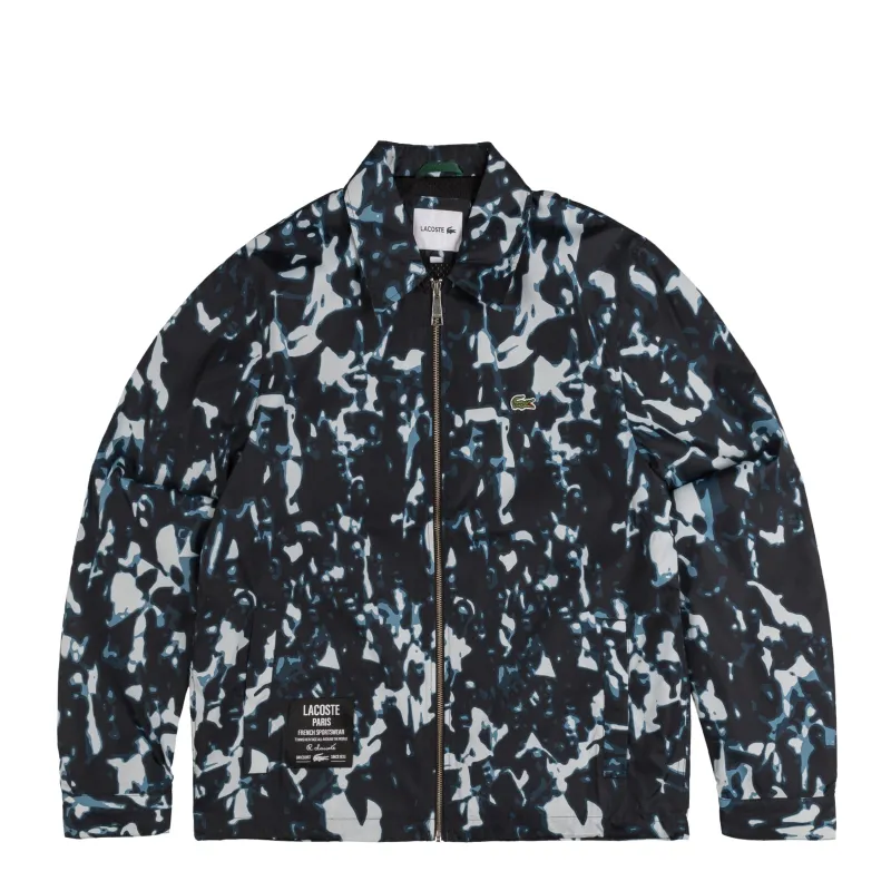 Lacoste Print Motif Water-Repellent Windbreaker made by Lacoste