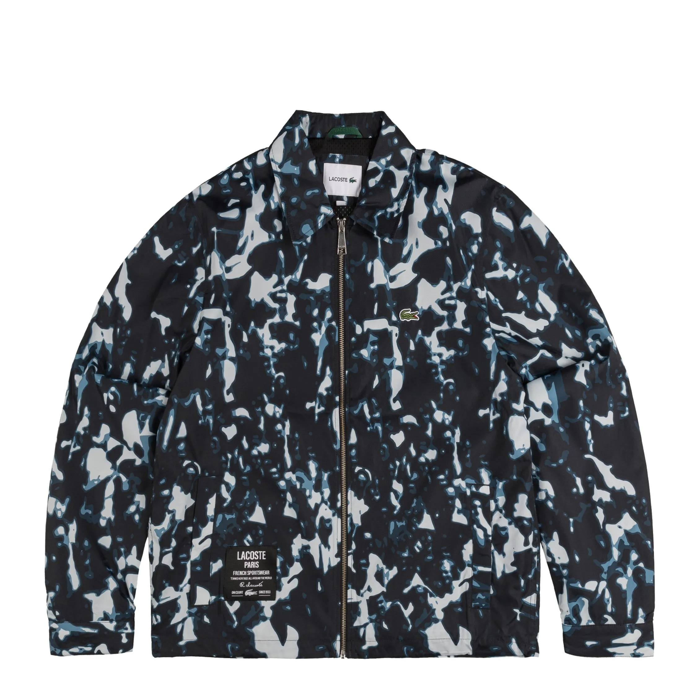 Lacoste Print Motif Water-Repellent Windbreaker sold by Asphalt Gold