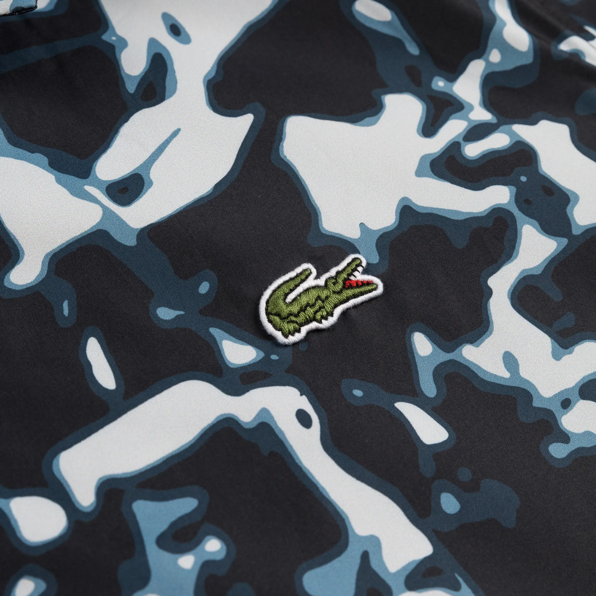 Lacoste Print Motif Water-Repellent Windbreaker sold by Asphalt Gold product image thumbnail 3