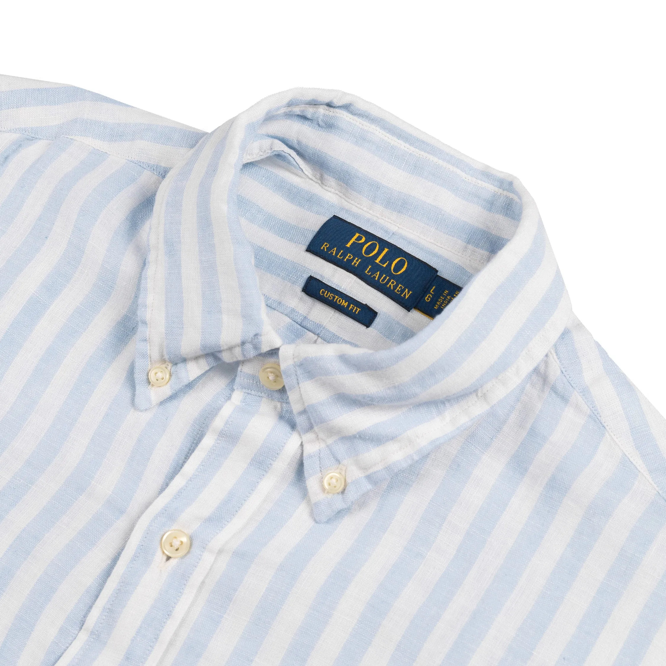 Polo Ralph Lauren Custom Fit Striped Linen Shirt sold by Asphalt Gold product image thumbnail 2