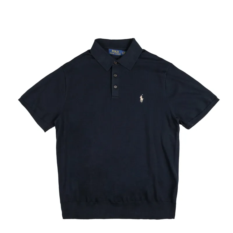 Polo Ralph Lauren Cotton Polo-Collar Jumper sold by Asphalt Gold