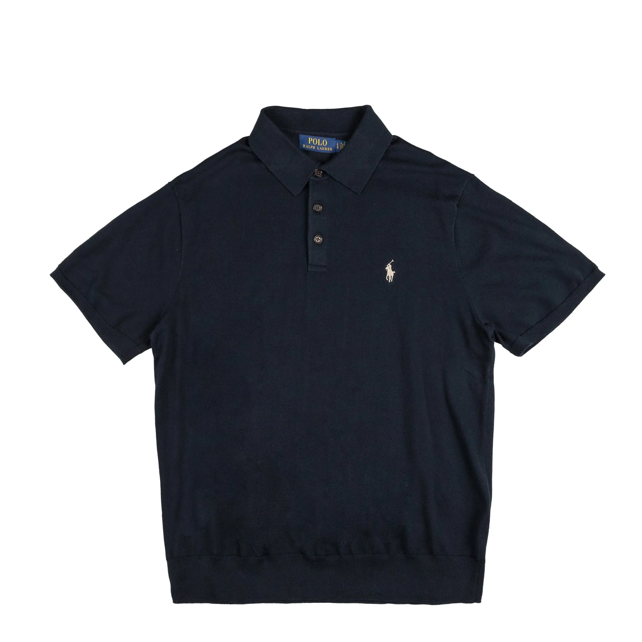 Polo Ralph Lauren Cotton Polo-Collar Jumper sold by Asphalt Gold