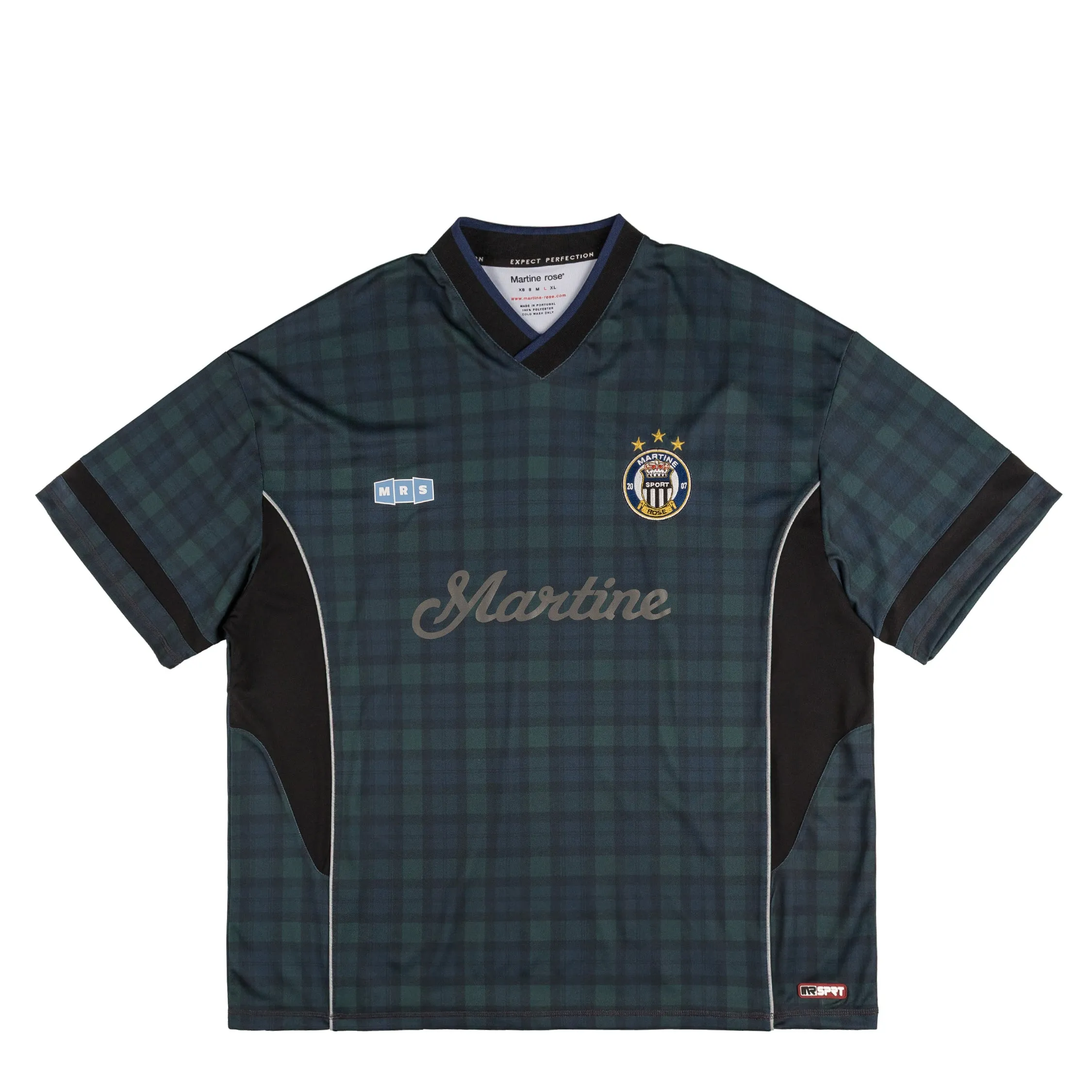 Martine Rose Checkered Football Shirt sold by Asphalt Gold