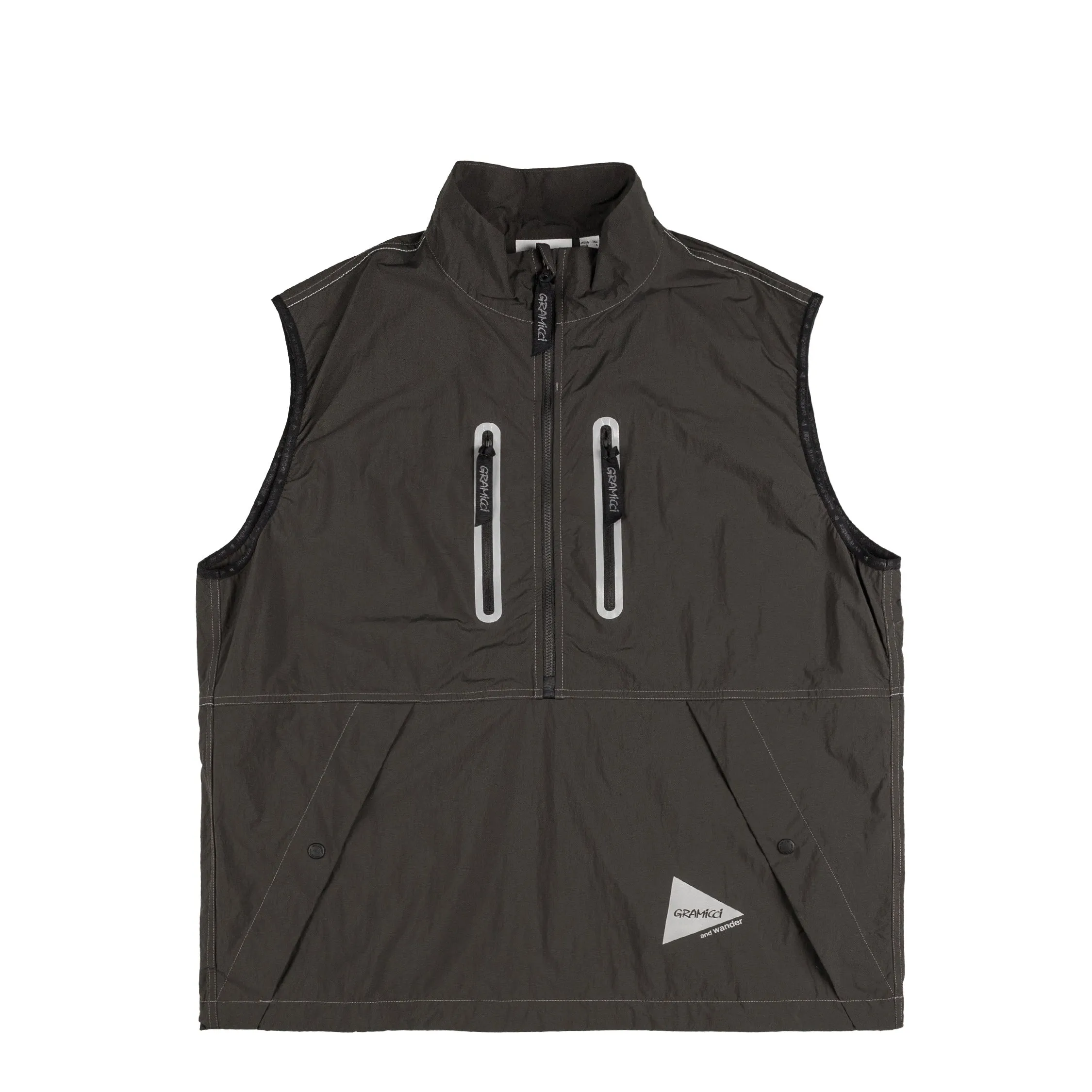 Gramicci x And Wander Brushed Nylon Vest sold by Asphalt Gold