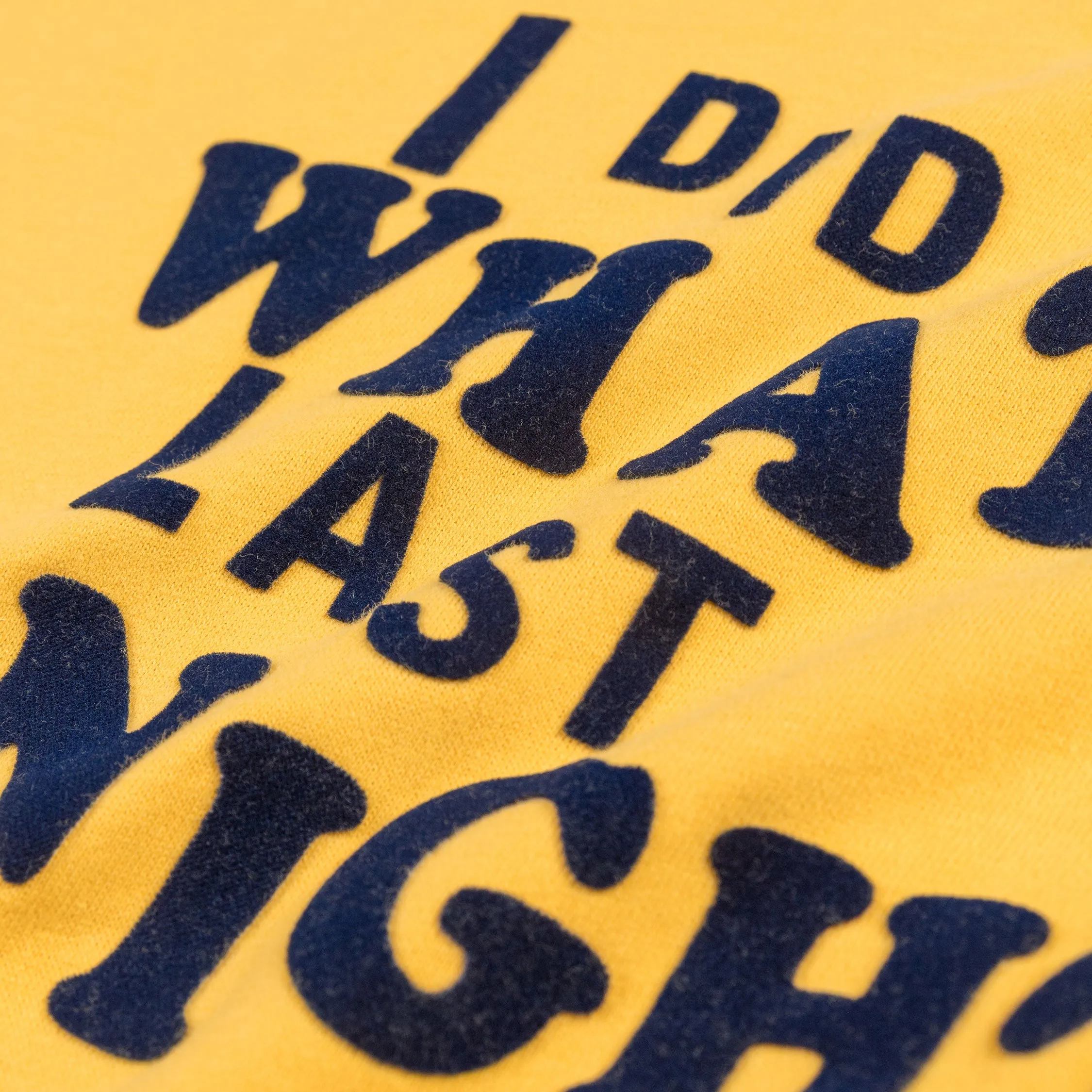 ERL I Did What Last Night Ringer T-Shirt Knit sold by Asphalt Gold product image thumbnail 3