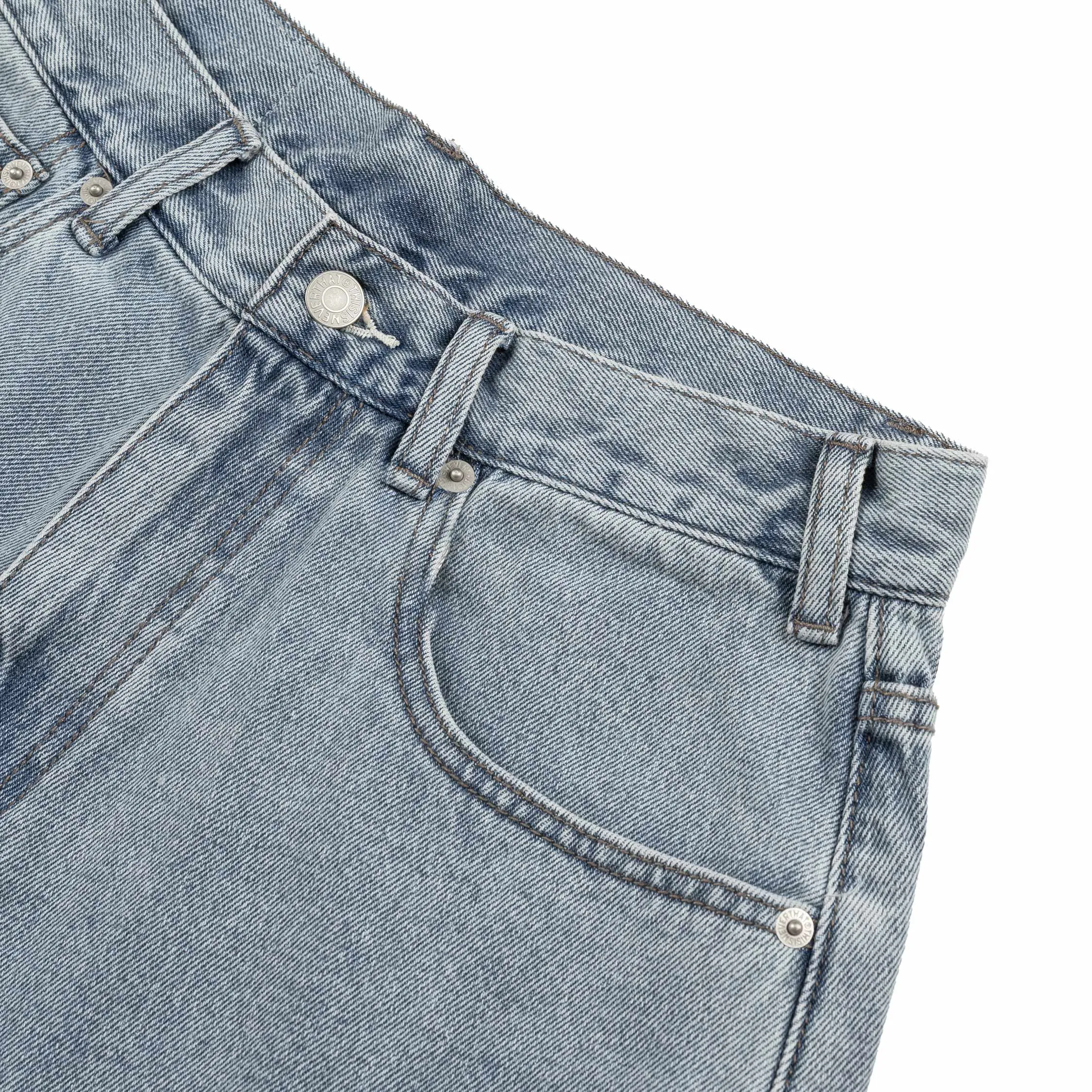thisisneverthat Washed Denim Short sold by Asphalt Gold product image thumbnail 3