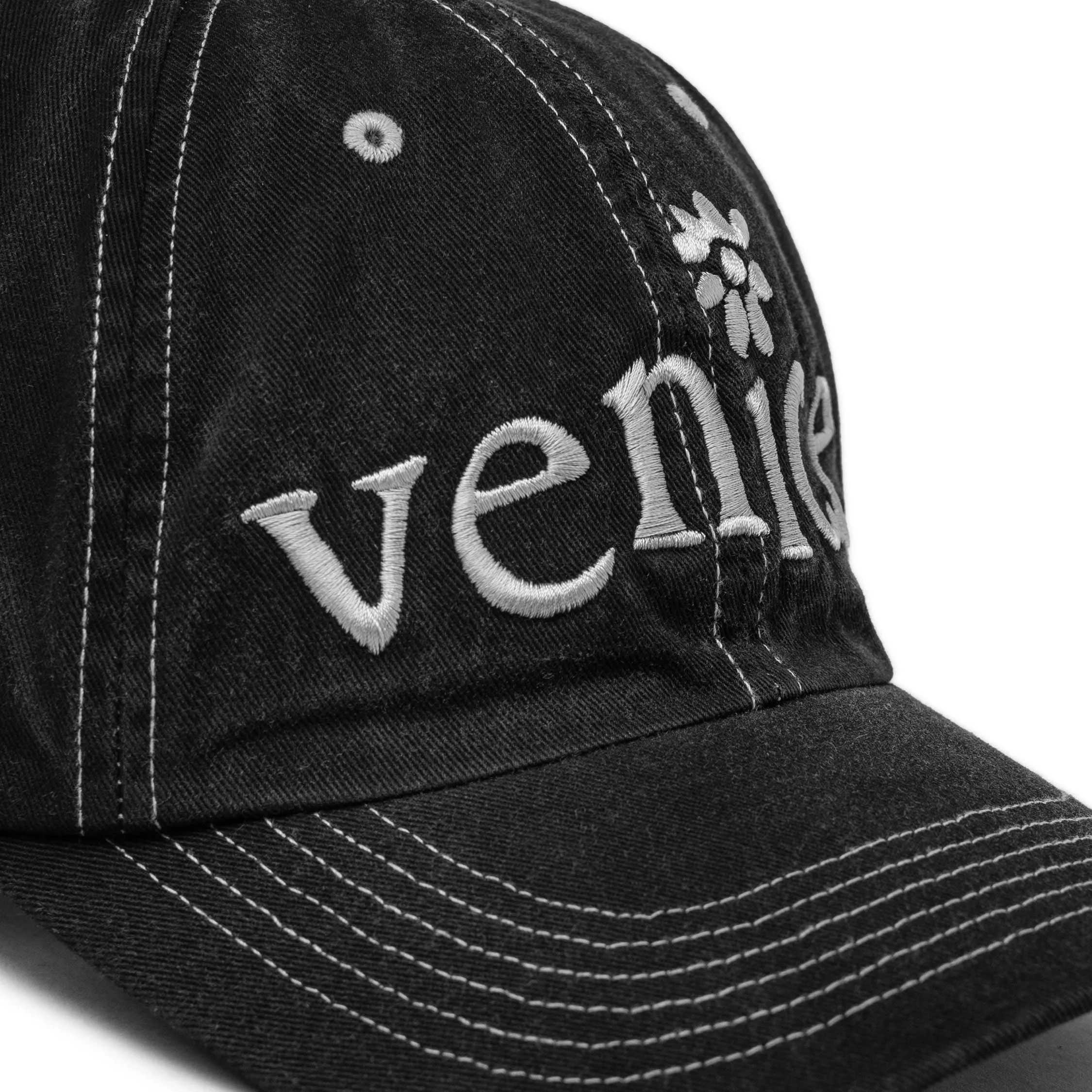 Venice Embroidered Cap sold by Asphalt Gold product image thumbnail 2