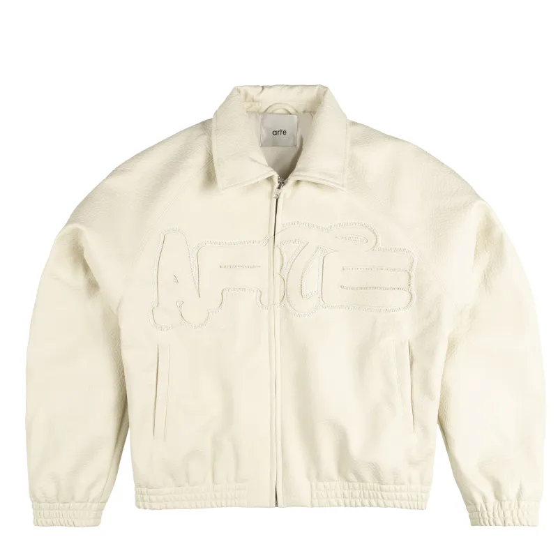 Arte Antwerp Big Logo Leather Jacket sold by Asphalt Gold