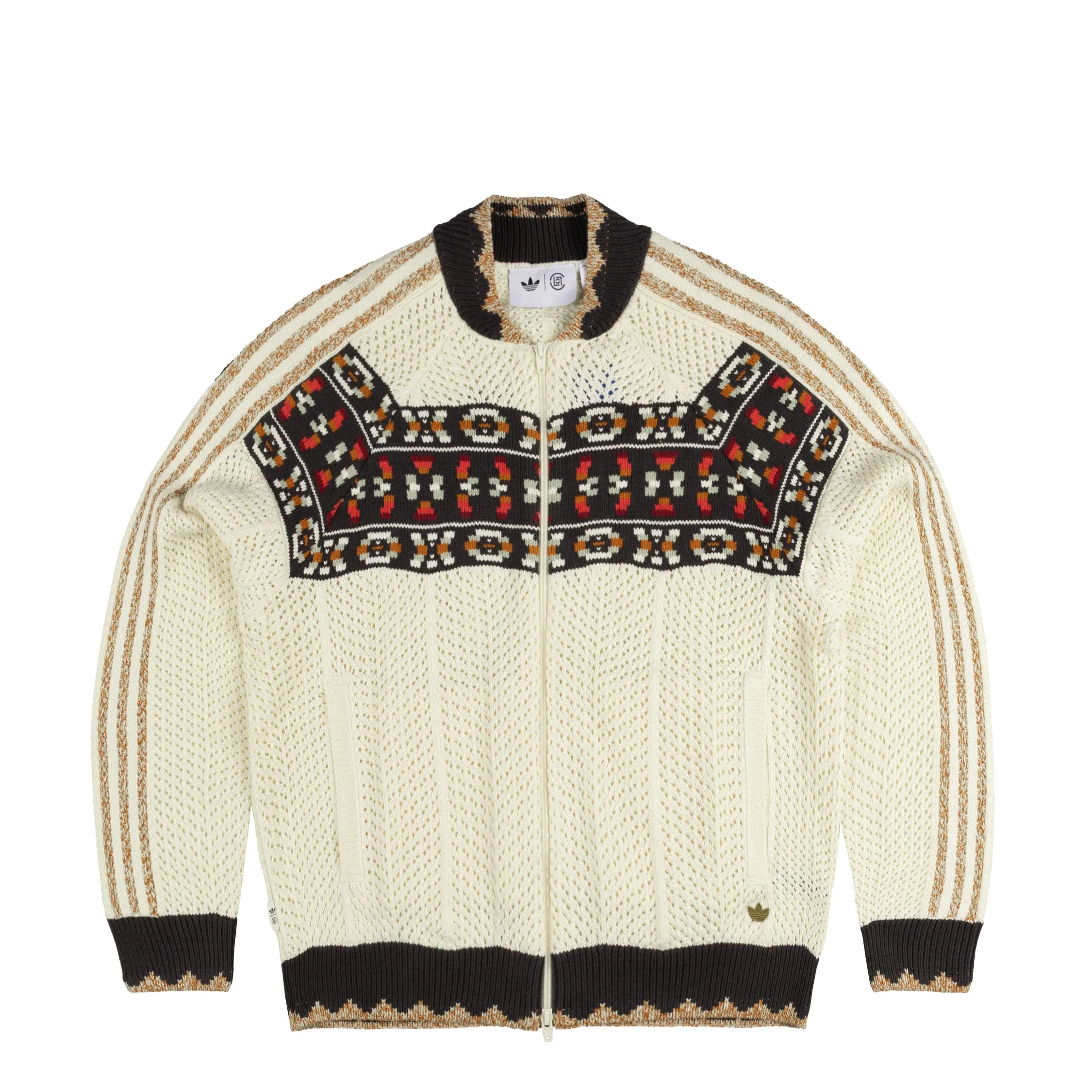 Adidas x Clot by Edison Chen Crochet SST Track Top sold by Asphalt Gold
