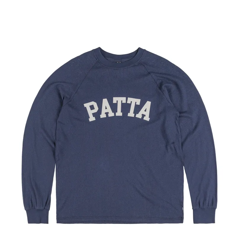 Patta Arc Logo Mesh Longsleeve Jersey sold by Asphalt Gold