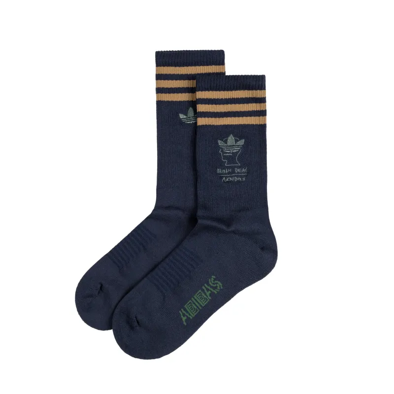 Adidas x Brain Dead Socks made by Asphalt Gold