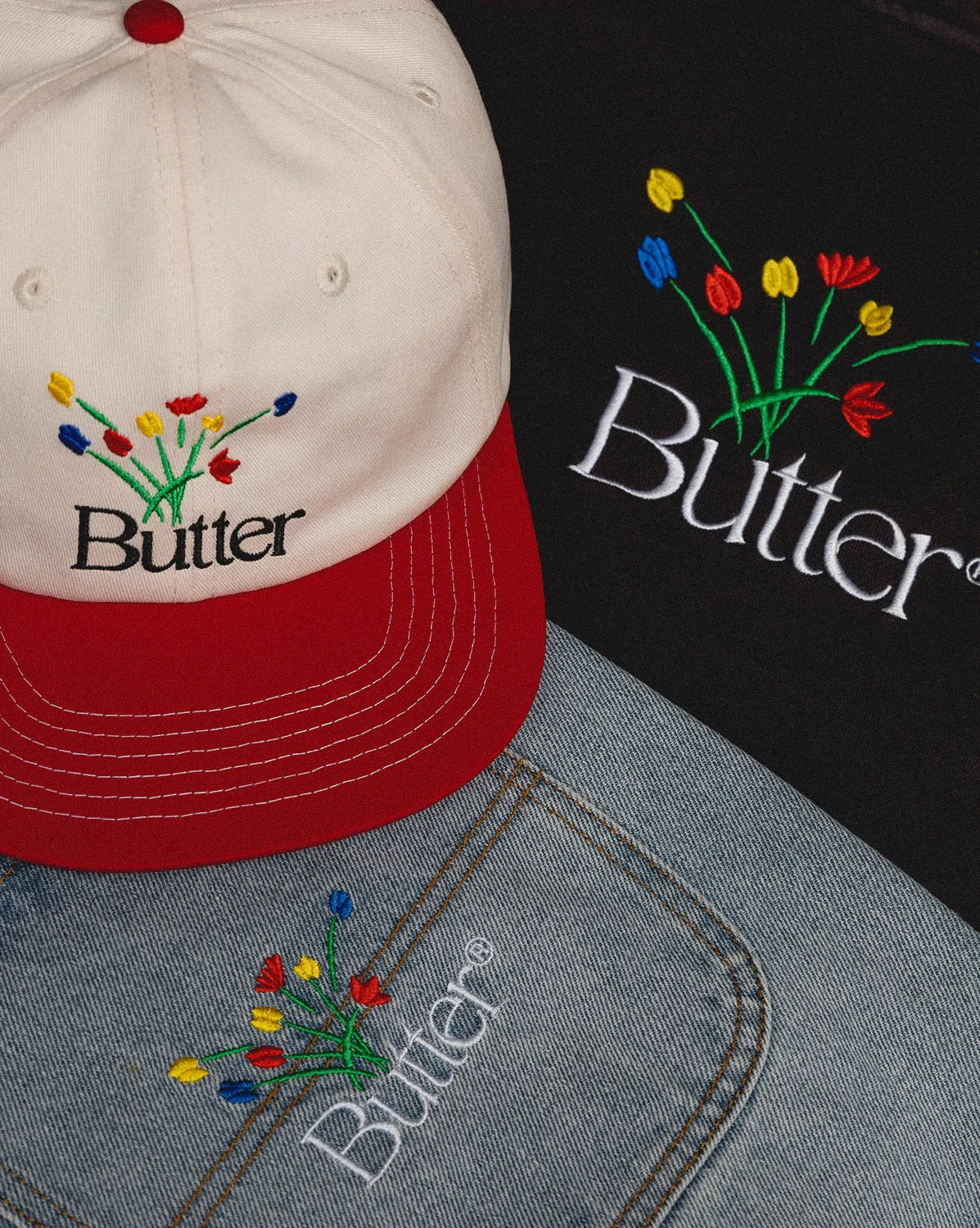 Butter Goods Bouquet Embroidered Hoodie sold by Asphalt Gold product image thumbnail 5