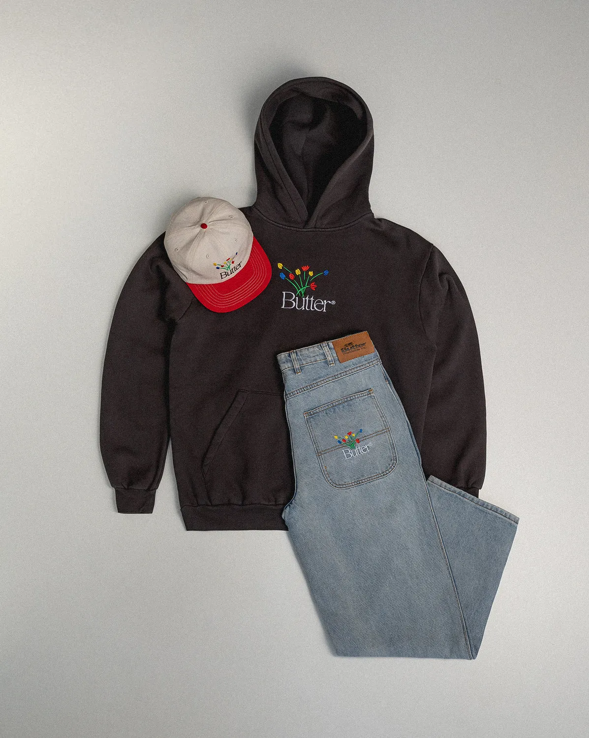 Butter Goods Bouquet Embroidered Hoodie sold by Asphalt Gold product image thumbnail 4