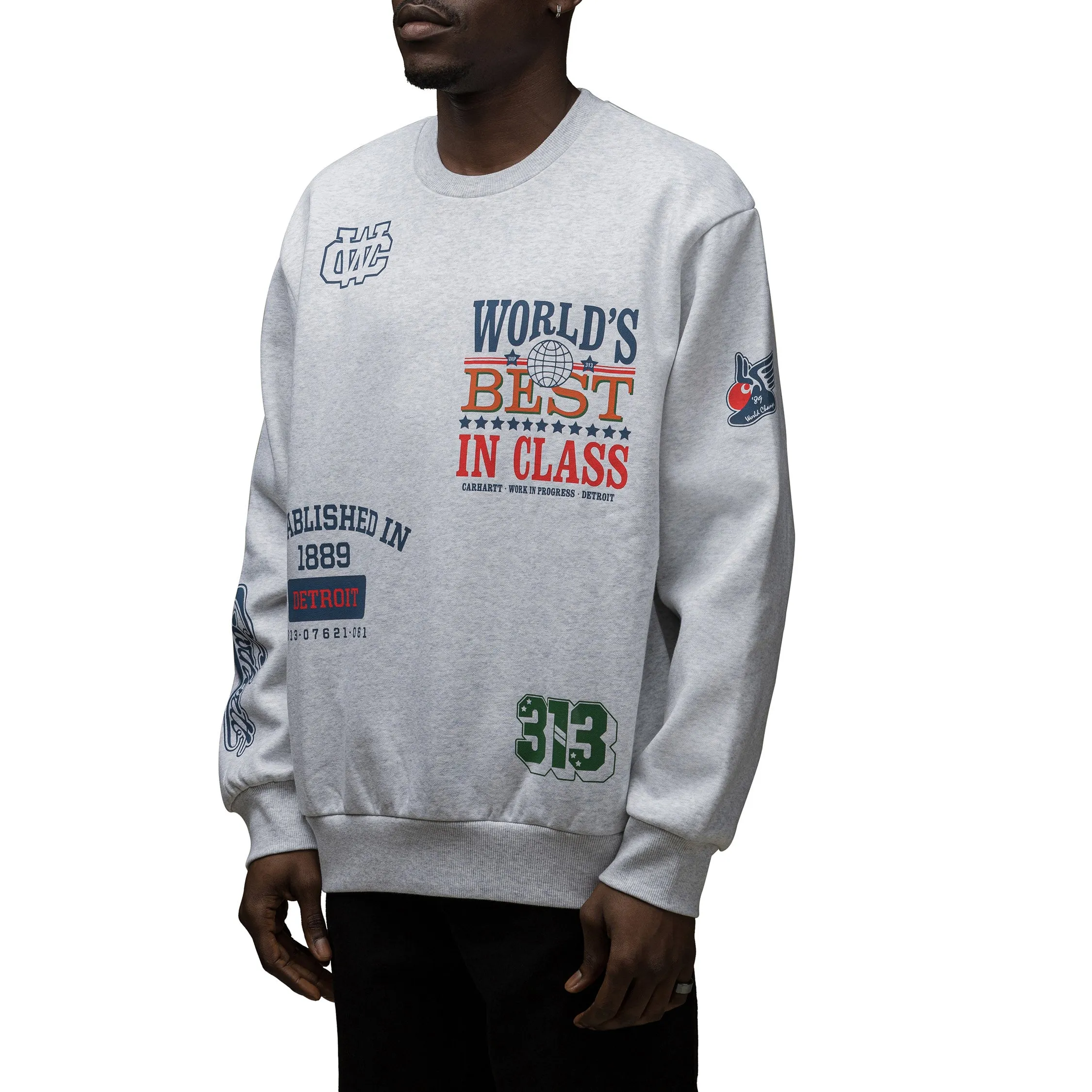 Carhartt WIP Multi World Sweat sold by Asphalt Gold product image thumbnail 2