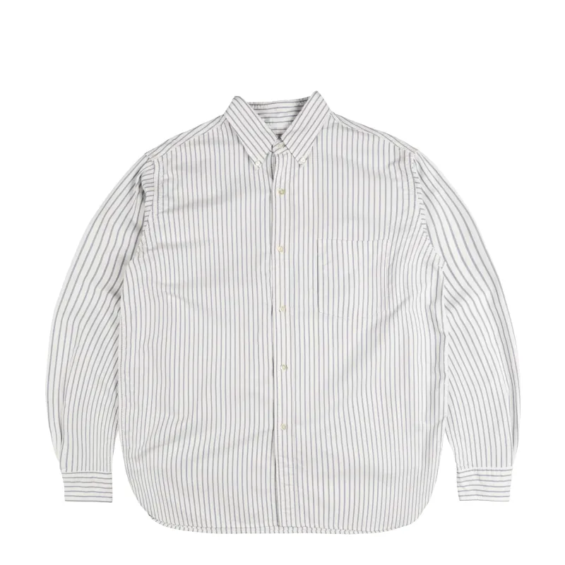 Nanamica Button Down Stripe Wind Shirt sold by Asphalt Gold