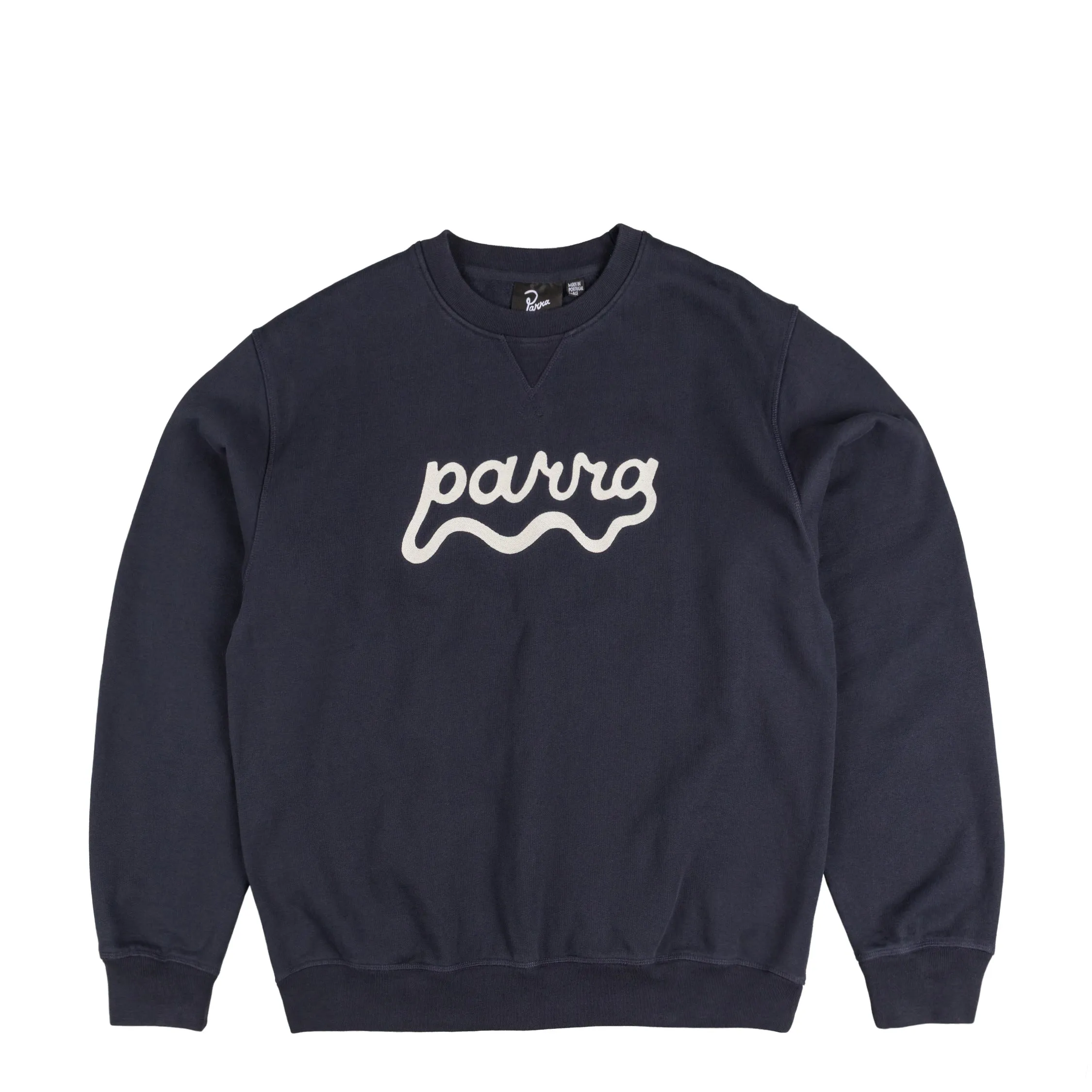By Parra Water Wave Logo Crew Neck Sweatshirt sold by Asphalt Gold