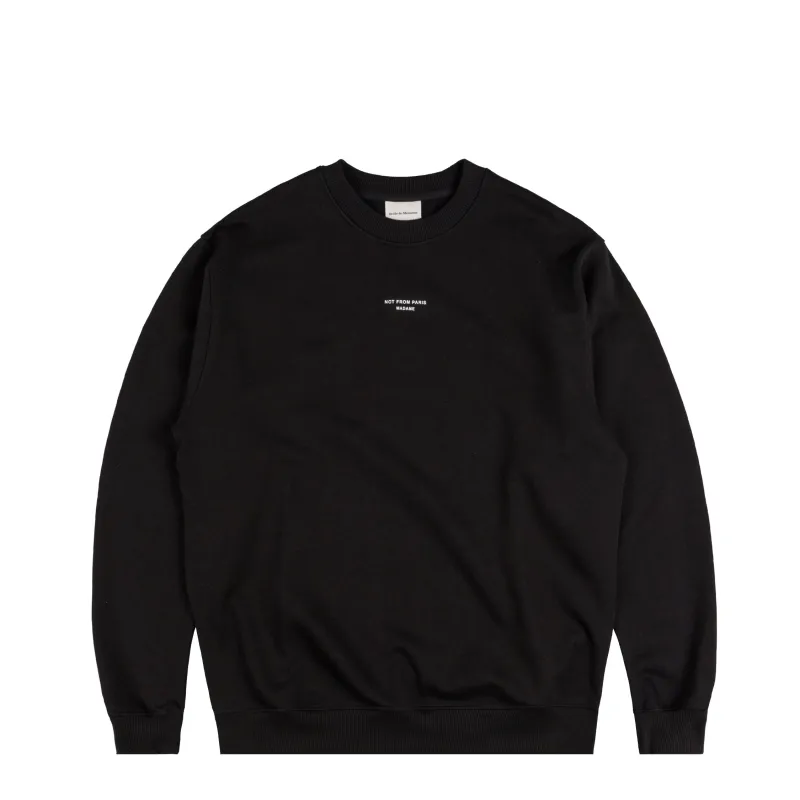 Drole de Monsieur Le Sweatshirt Slogan Classique sold by Asphalt Gold