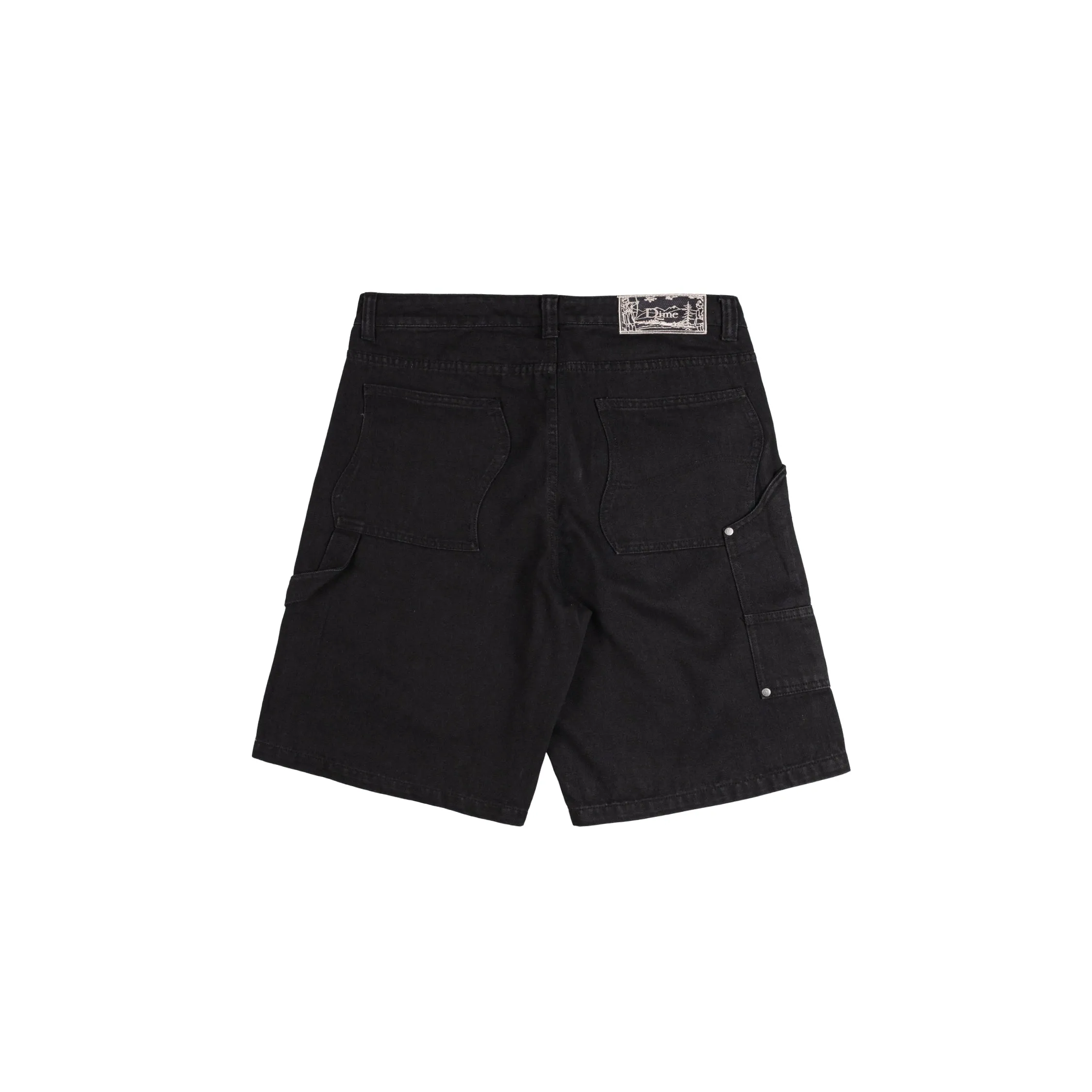 Dime Carpenter Denim Shorts Jet sold by Asphalt Gold product image thumbnail 2