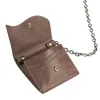 Dime Chain Leather Wallet sold by Asphalt Gold