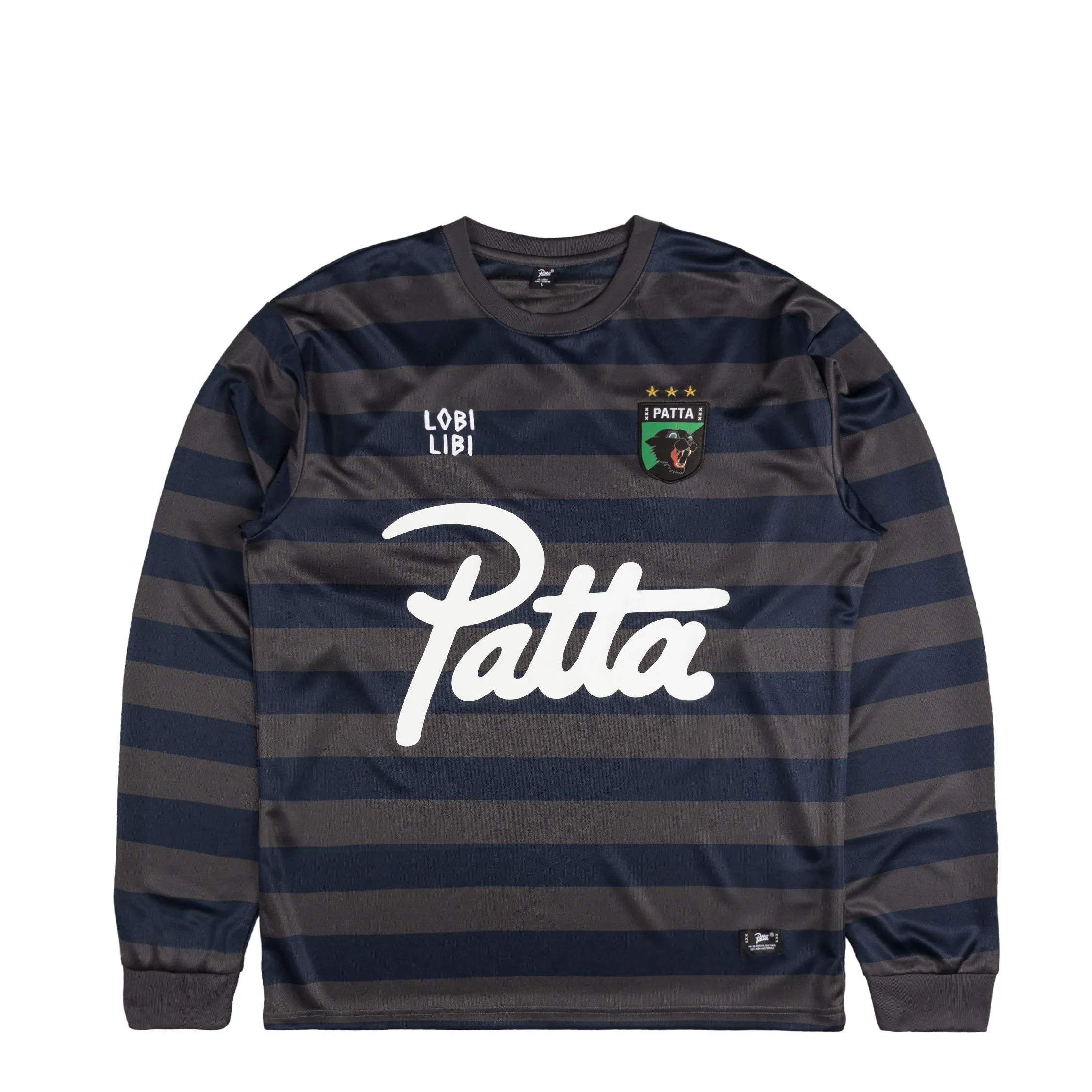 Patta Striped Longsleeve Football Jersey sold by Asphalt Gold