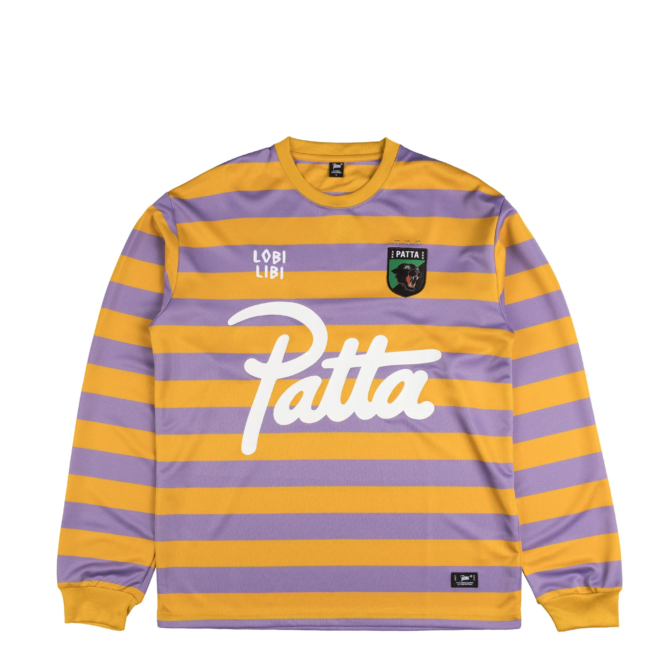 Patta Striped Longsleeve Football Jersey sold by Asphalt Gold