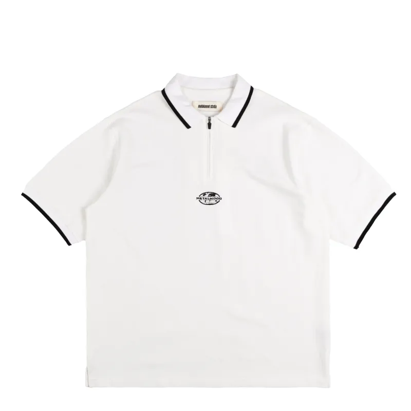 Metalwood World Class Zip Polo sold by Asphalt Gold