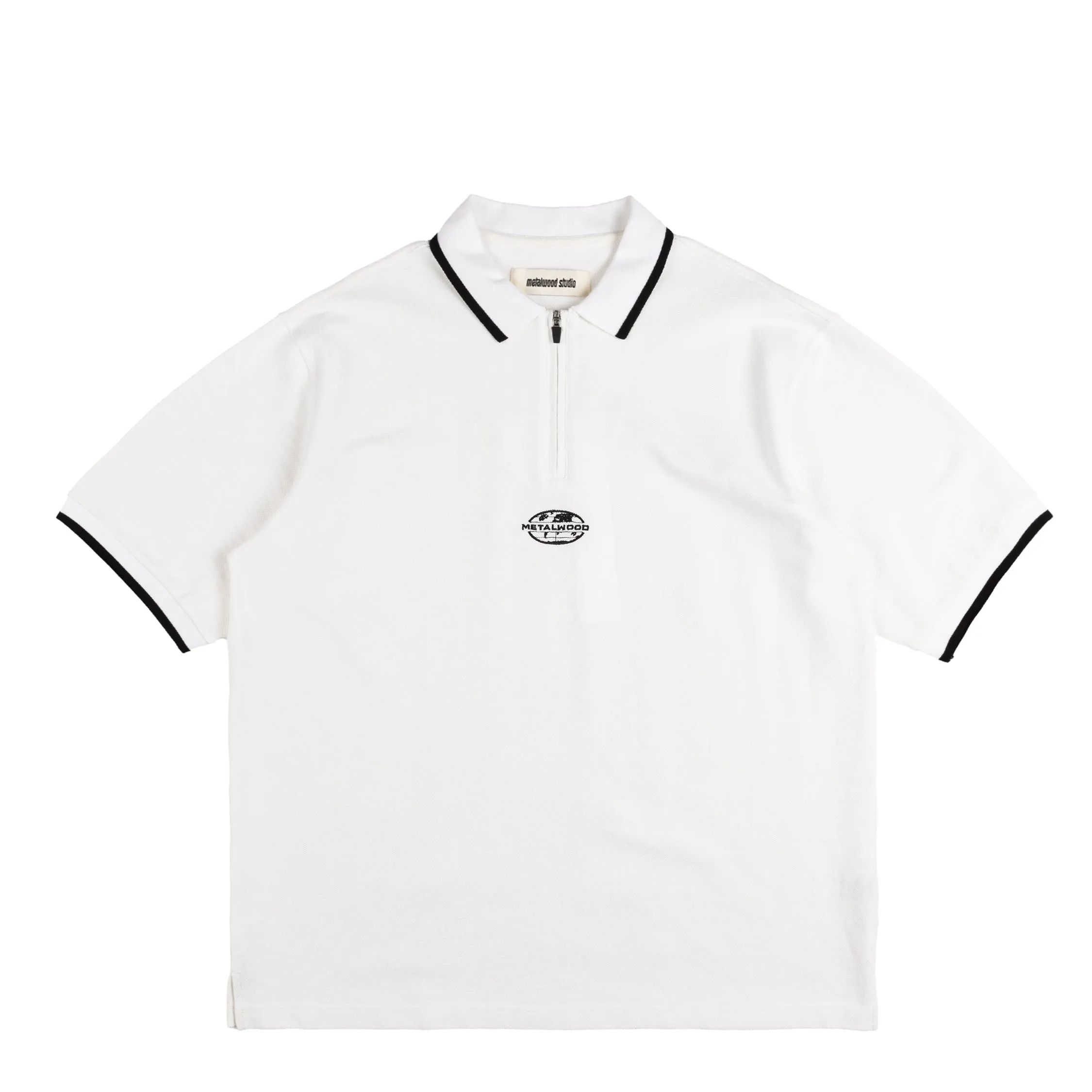 Metalwood World Class Zip Polo sold by Asphalt Gold