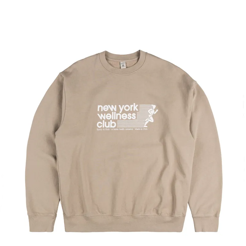 Sporty & Rich USA Wellness Club Crewneck sold by Asphalt Gold
