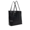 Metalwood Metal Logo Stud Croc Tote sold by Asphalt Gold