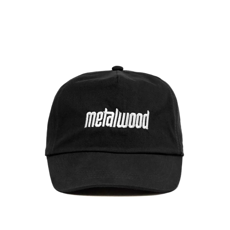 Metalwood Metal Logo 5-Panel Hat sold by Asphalt Gold