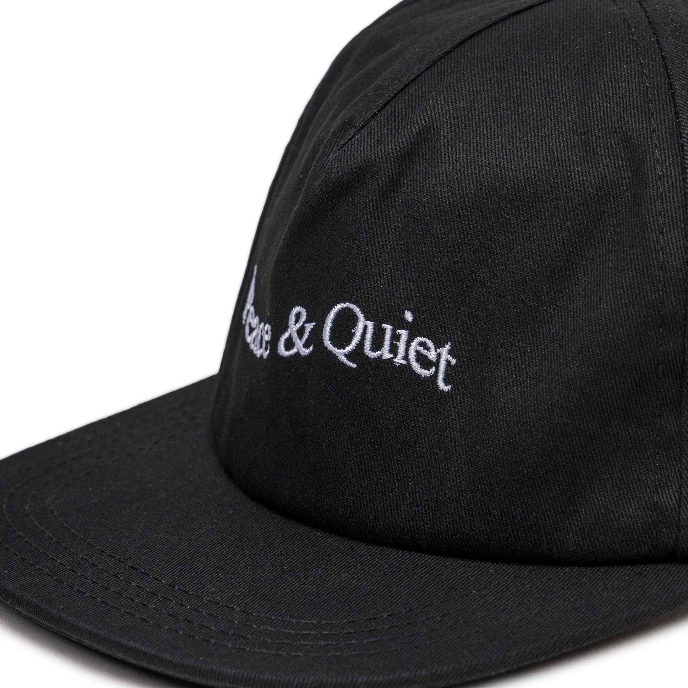Museum of Peace & Quiet Wordmark 5 Panel Hat sold by Asphalt Gold product image thumbnail 2