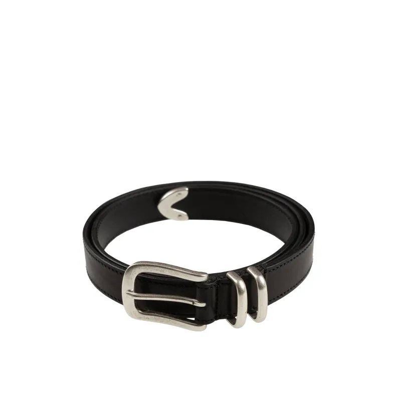 Molebo Refined Double Loop Leather Belt sold by Asphalt Gold