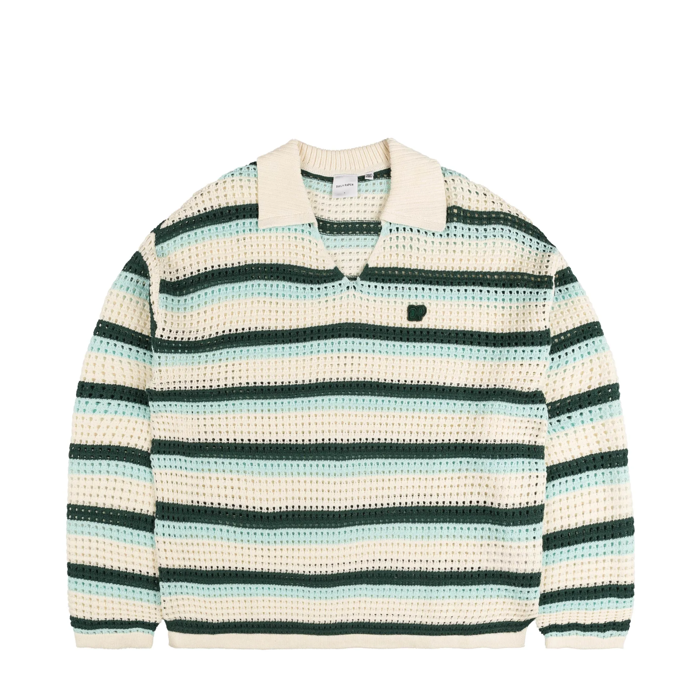 Daily Paper Crochet V-Neck Sweater sold by Asphalt Gold