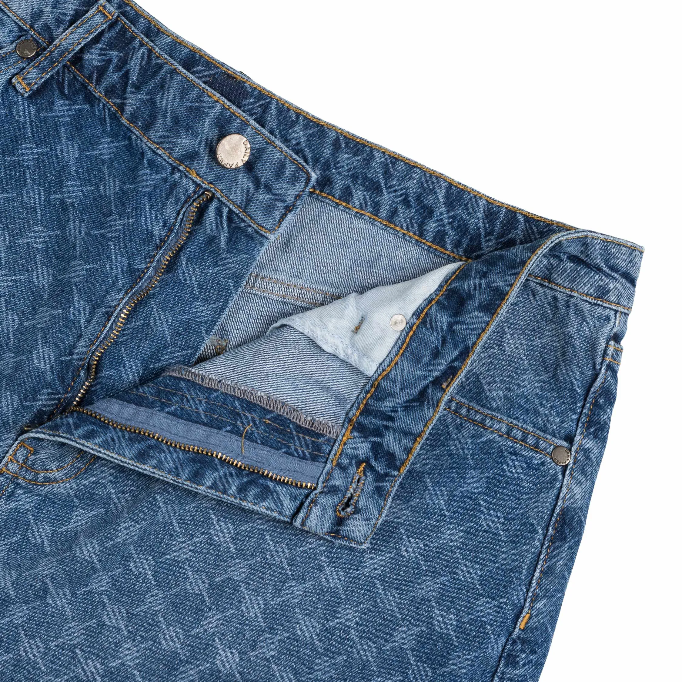 Daily Paper Monogram Denim Shorts sold by Asphalt Gold product image thumbnail 2