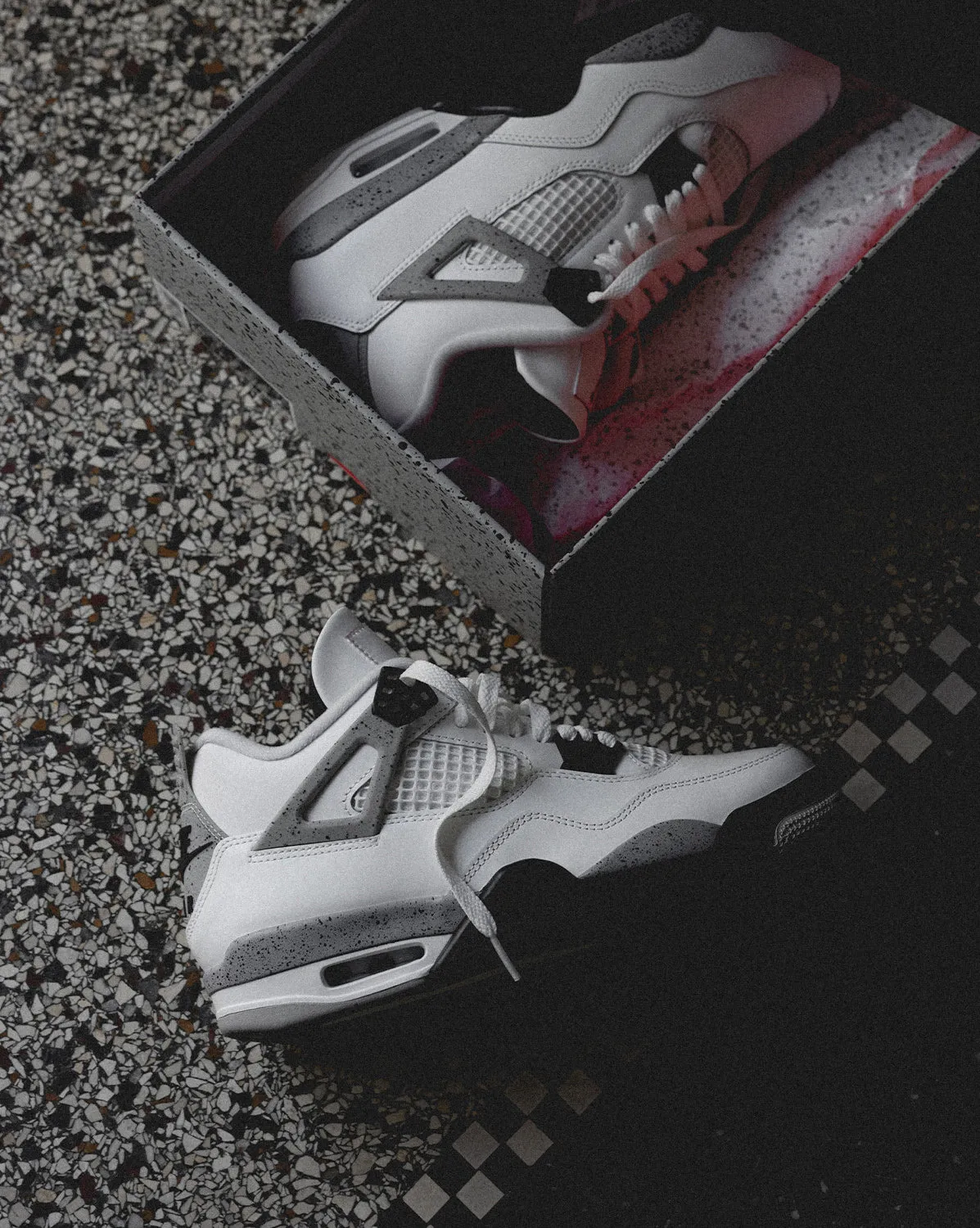 Nike Air Jordan 4 Retro *White Cement* sold by Asphalt Gold product image thumbnail 3