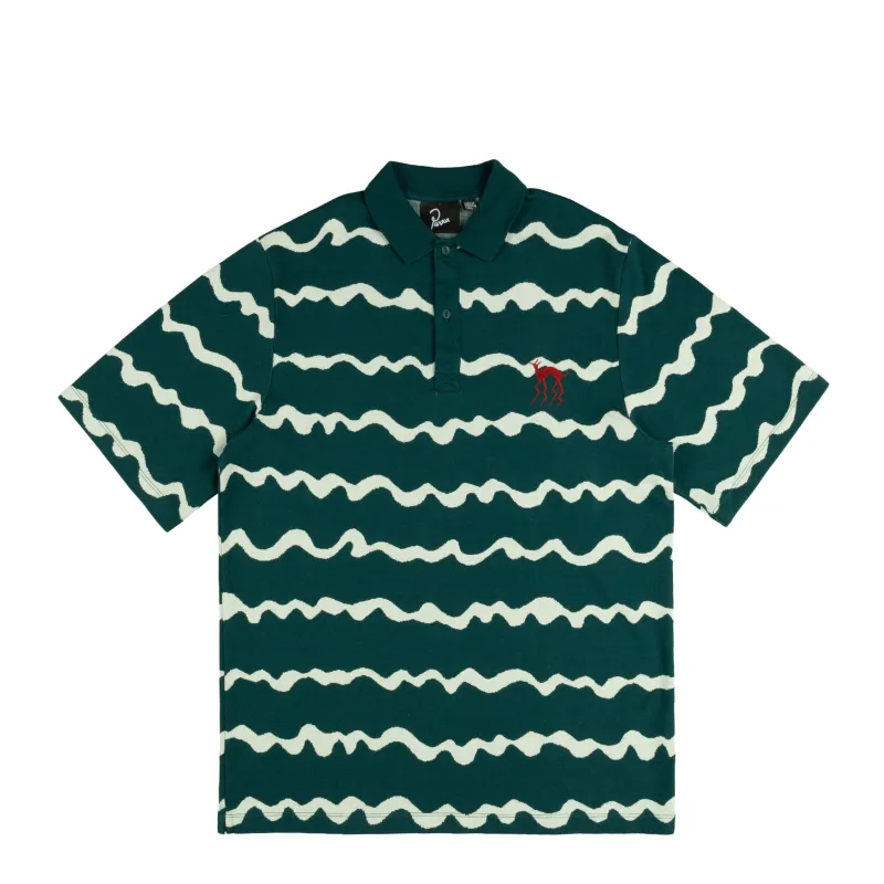 By Parra Broken Waves Polo Shirt sold by Asphalt Gold