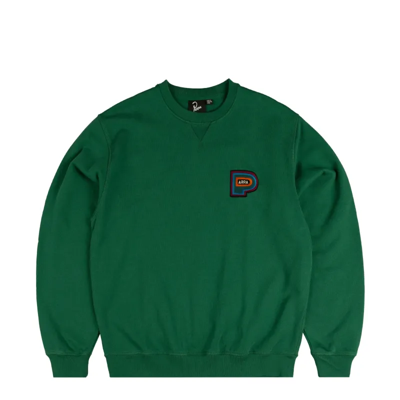 By Parra Repeat Pea Crew Neck Sweatshirt sold by Asphalt Gold