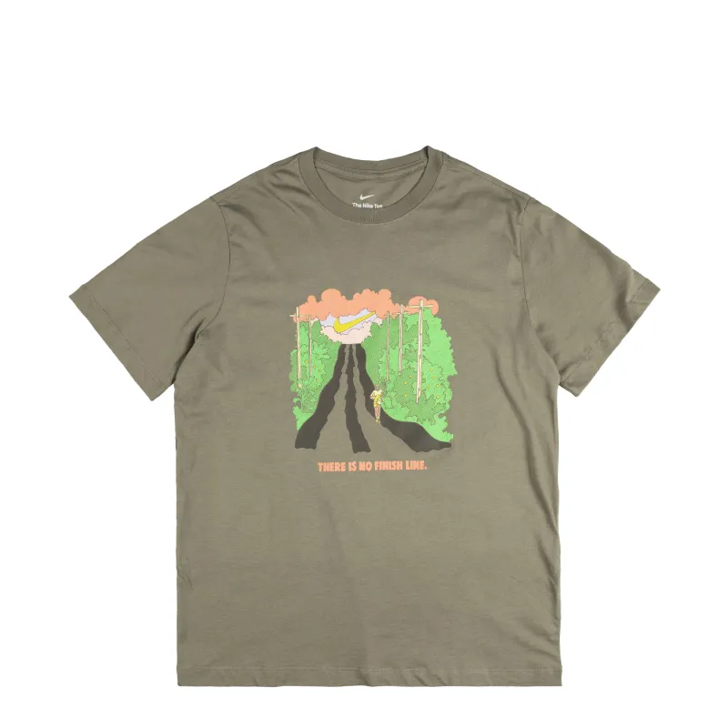 Nike	Running T-Shirt *There Is No Finish Line* sold by Asphalt Gold