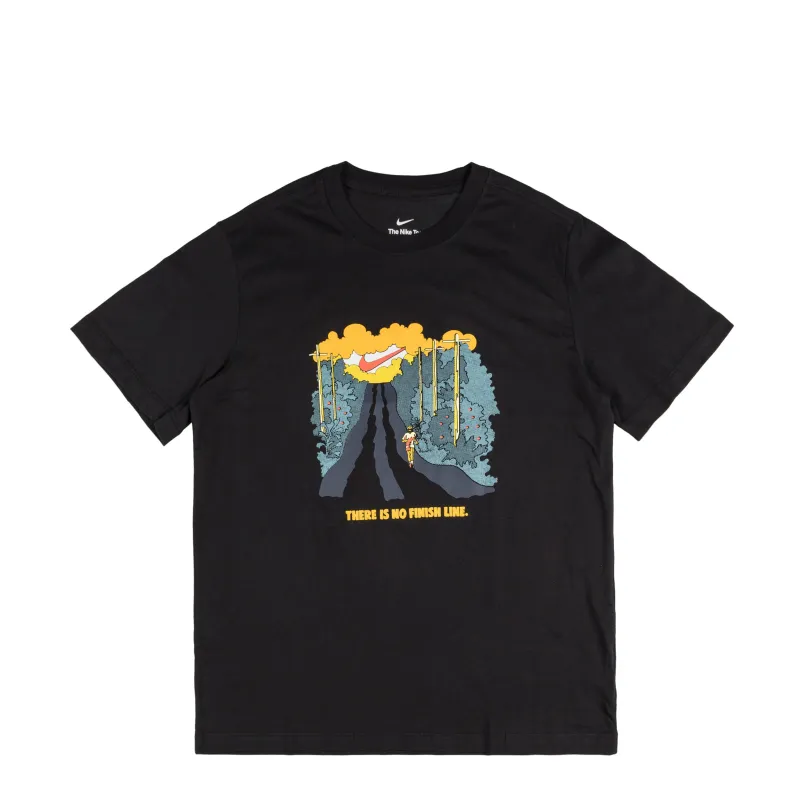Nike	Running T-Shirt *There Is No Finish Line* sold by Asphalt Gold