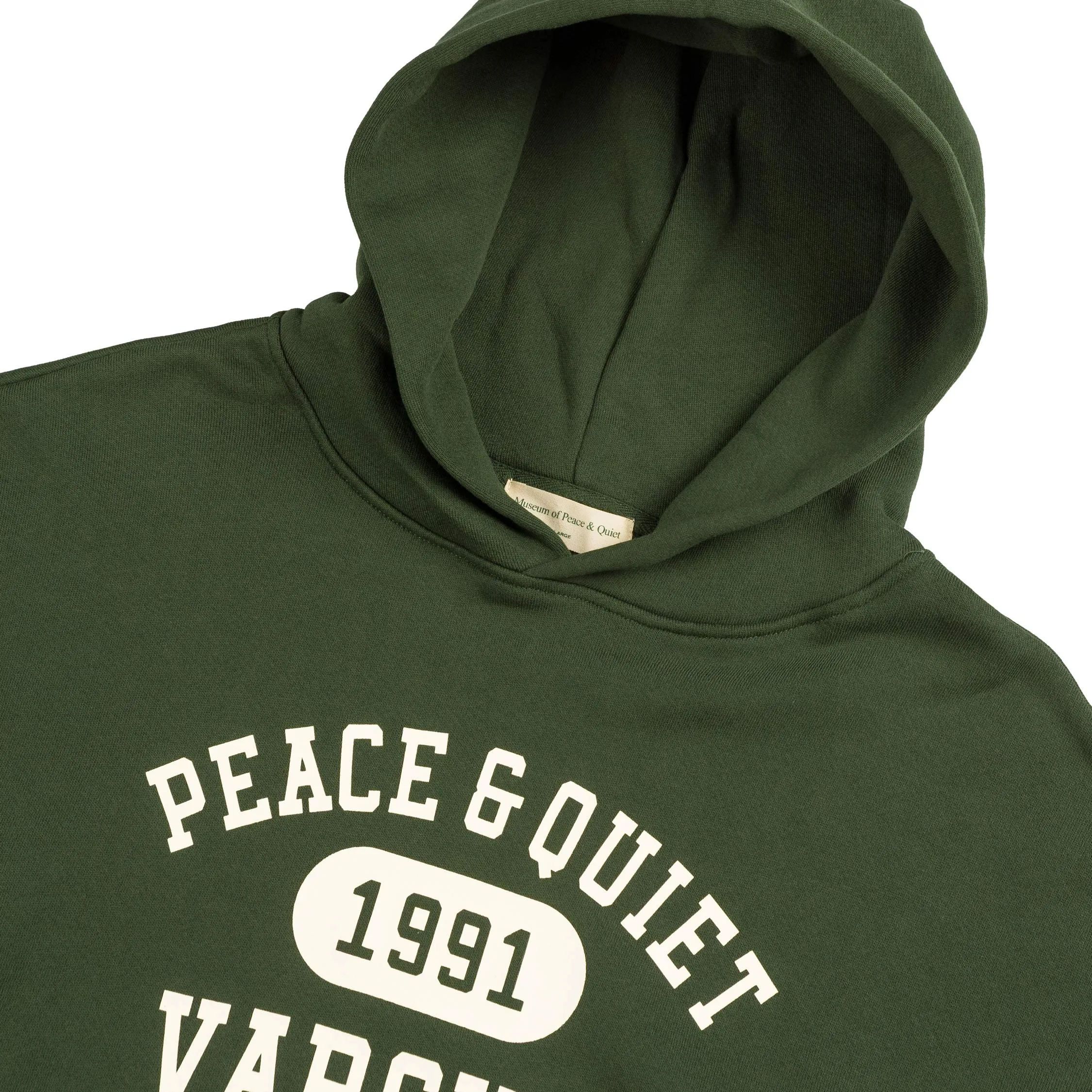 Museum of Peace & Quiet Varsity Hoodie sold by Asphalt Gold product image thumbnail 2