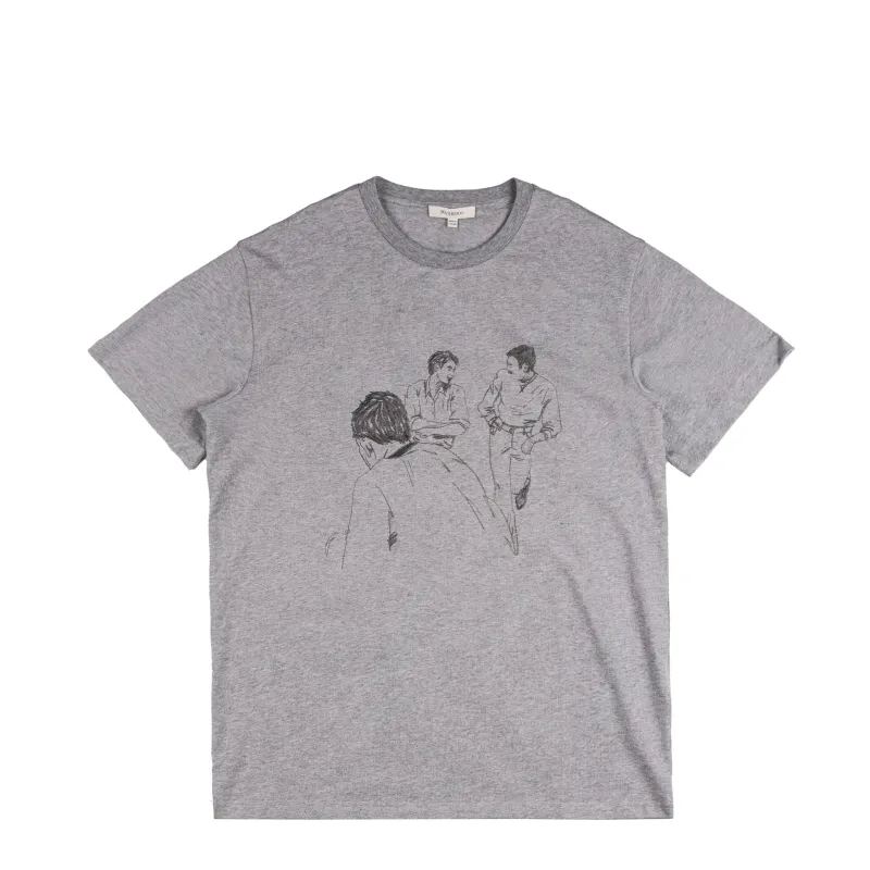 JW Anderson Cafe Scene Printed T-Shirt sold by Asphalt Gold