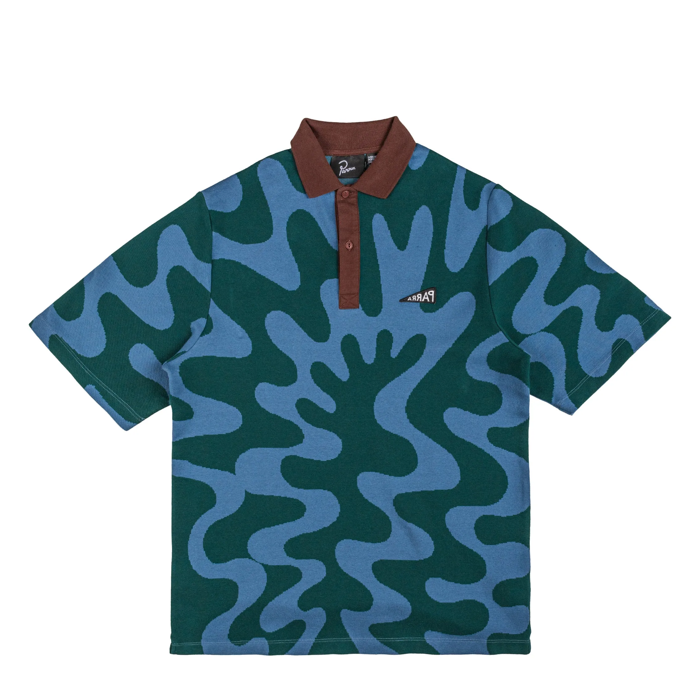 By Parra Broken Waves Polo Shirt sold by Asphalt Gold