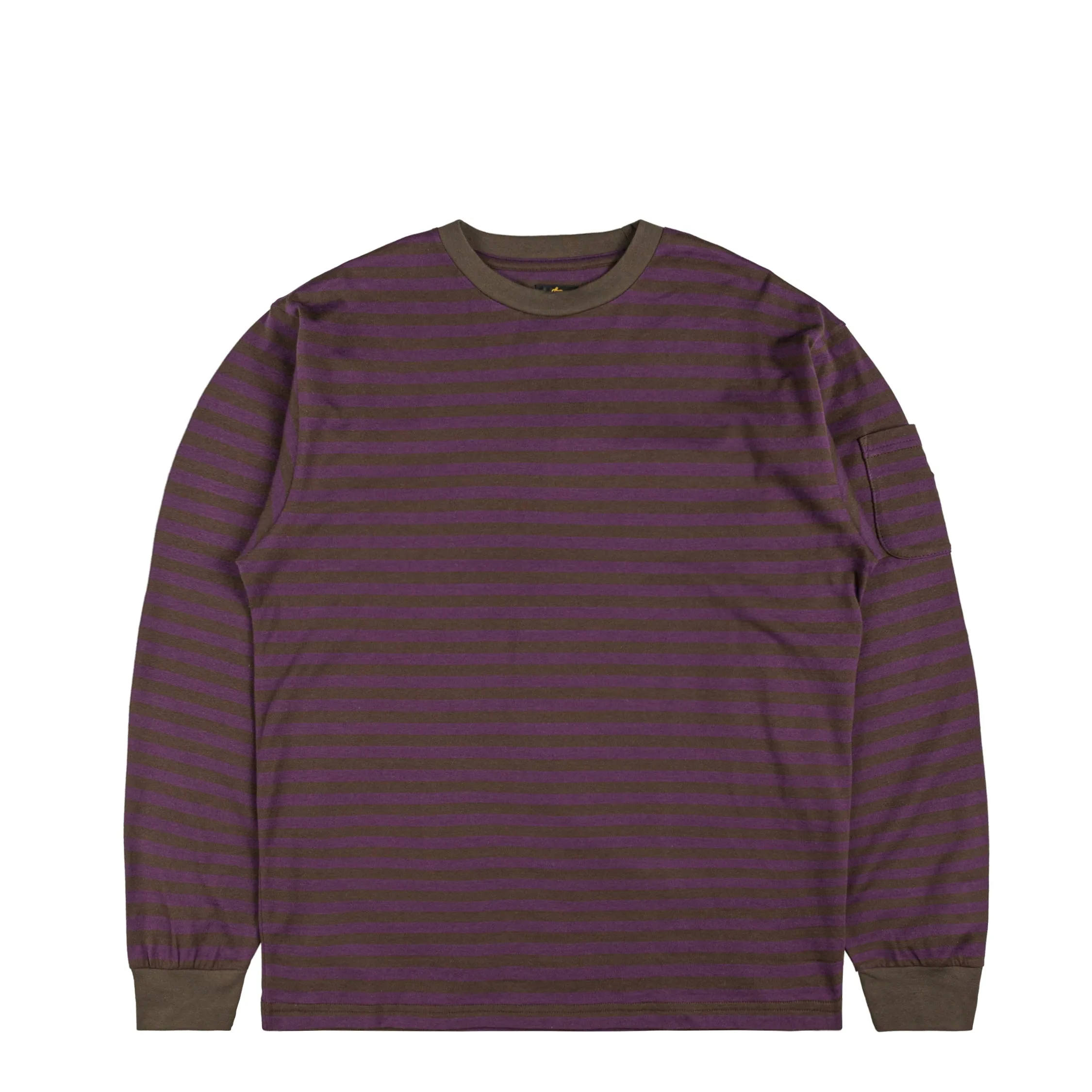 Needles L/S Crew Neck Tee - Cotton Stripe Jersey sold by Asphalt Gold