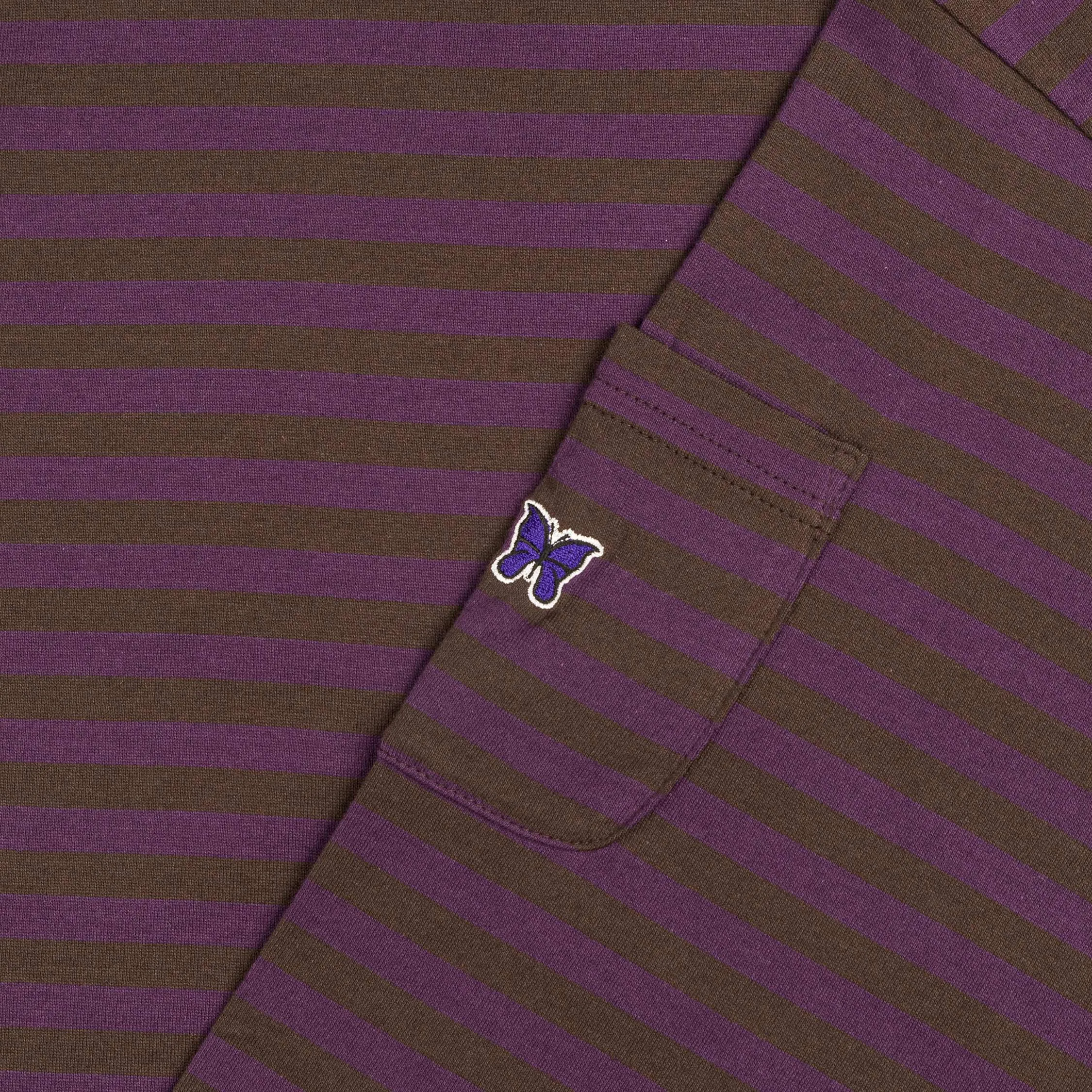 Needles L/S Crew Neck Tee - Cotton Stripe Jersey sold by Asphalt Gold product image thumbnail 3