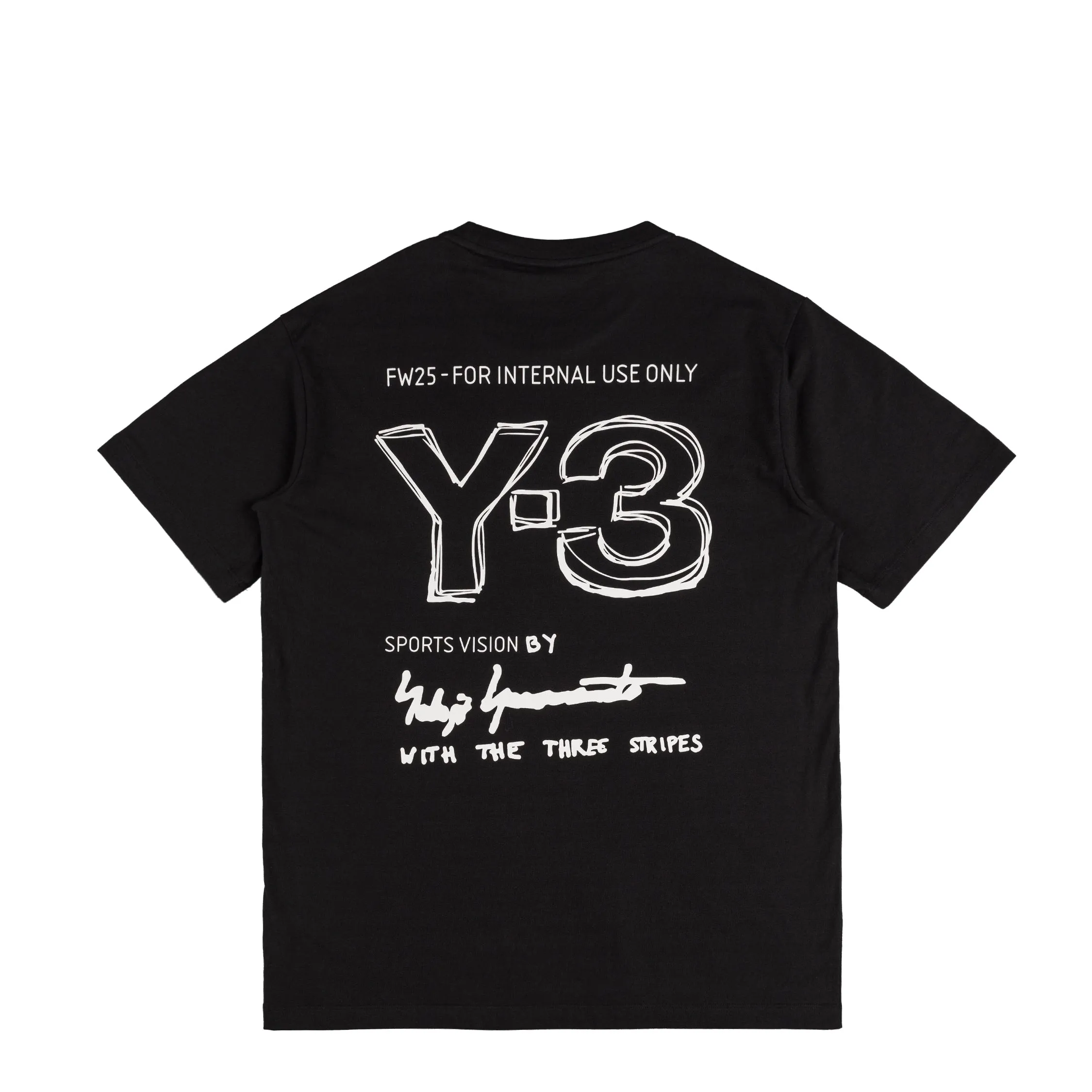 Adidas Y-3 Backprint Short Sleeve Tee sold by Asphalt Gold