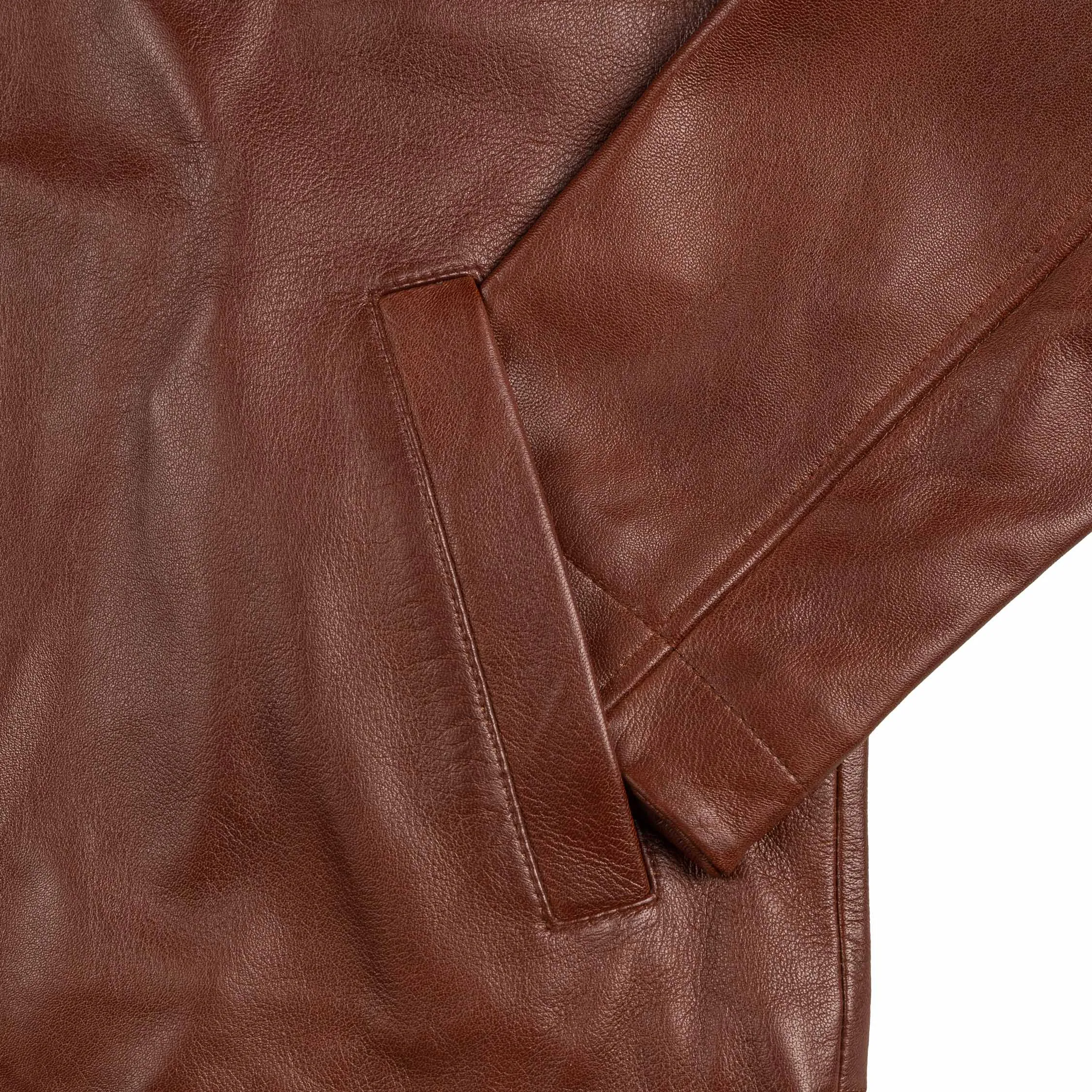 Sunflower Short Leather Jacket sold by Asphalt Gold product image thumbnail 4