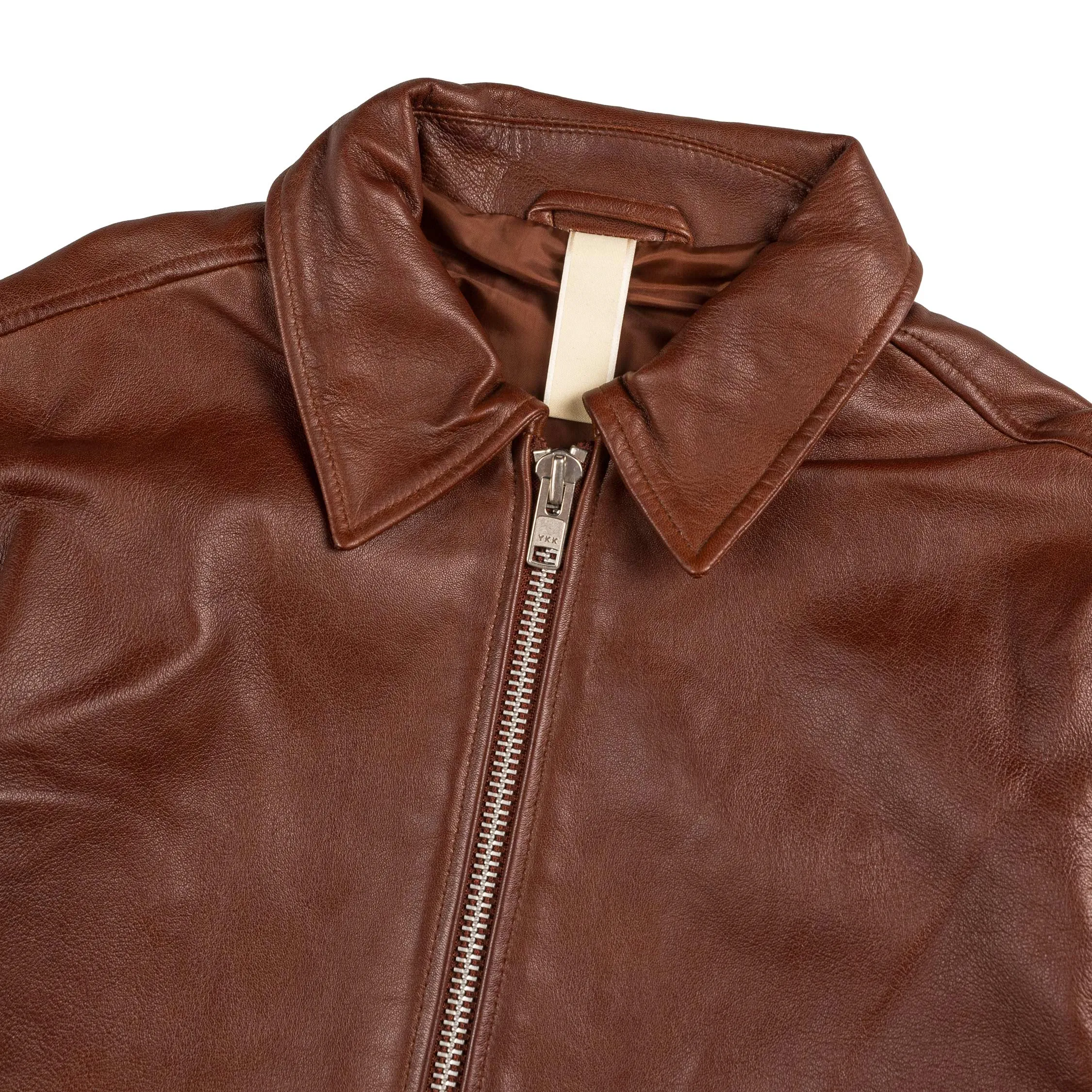 Sunflower Short Leather Jacket sold by Asphalt Gold product image thumbnail 2