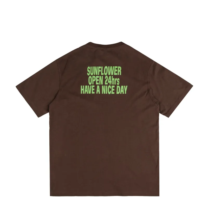 Sunflower Easy Hours Tee sold by Asphalt Gold