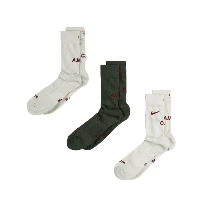 Nike	x Nocta Crew Socks 3-Pack sold by Asphalt Gold